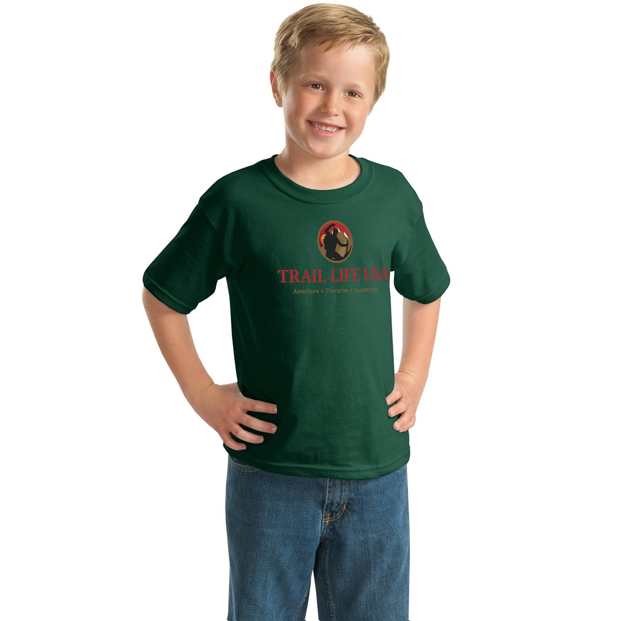 Adventure, Character, Leadership T-Shirt w/ Color Logo | Trail Life USA