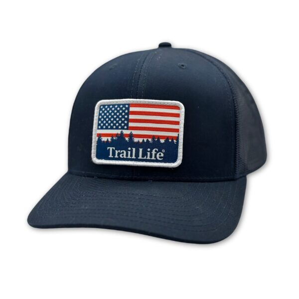 American Flag Patch Hat - Image 2
