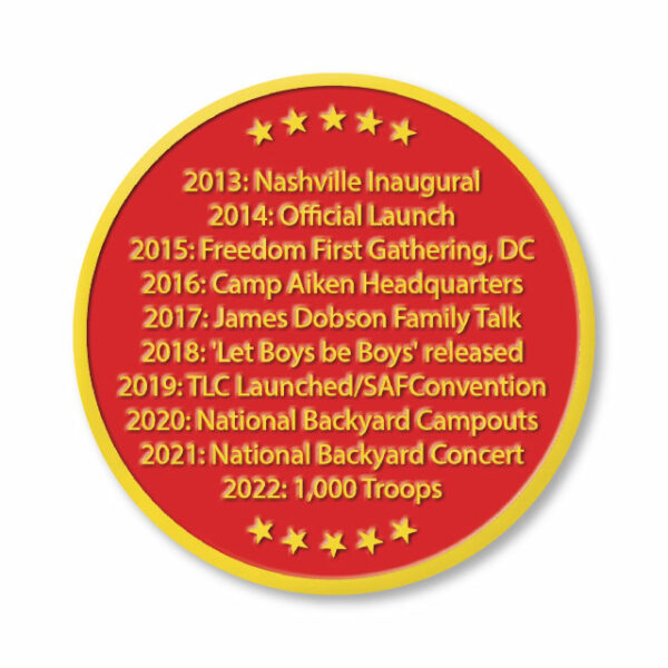 10-Year Challenge Coin Back