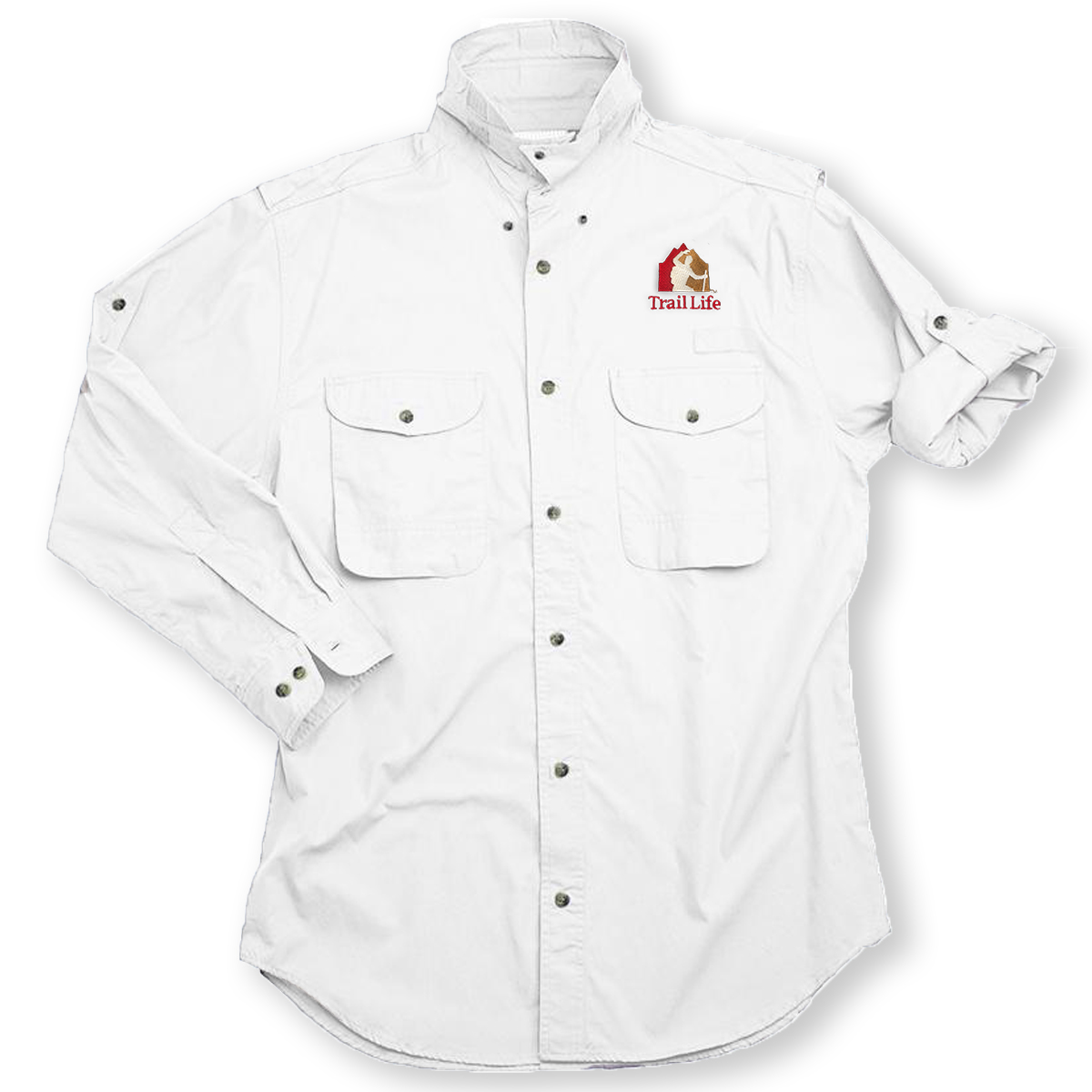 Men's Cotton Fishing Shirt - Official Logo - Trail Life USA