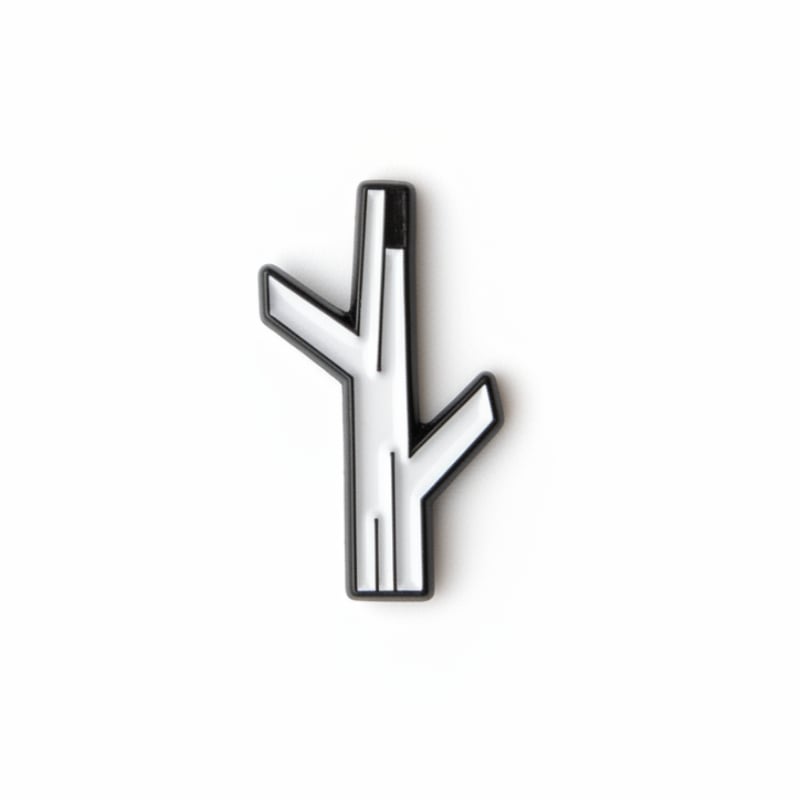 Woodlands Trail Hawk Branch Pin Pack of 10 - Silver