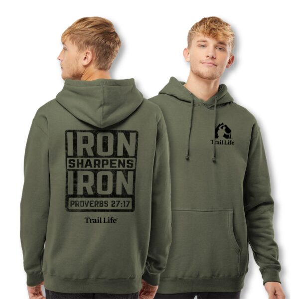 Iron Sharpens Iron Hooded Sweatshirt - Image 3