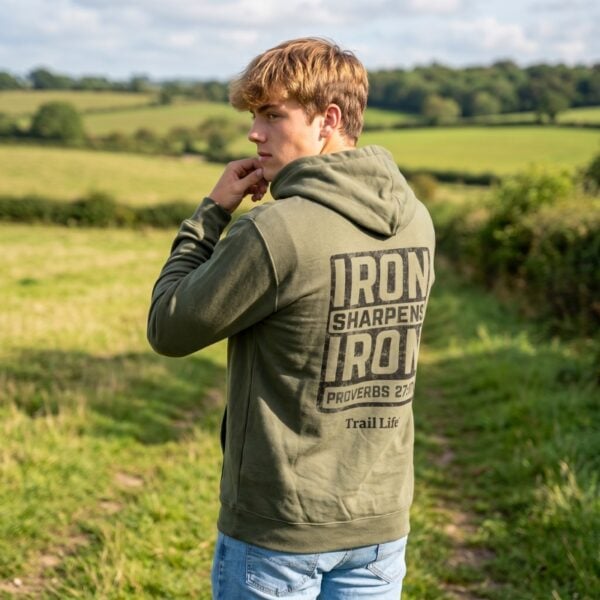Iron Sharpens Iron Hooded Sweatshirt - Image 7