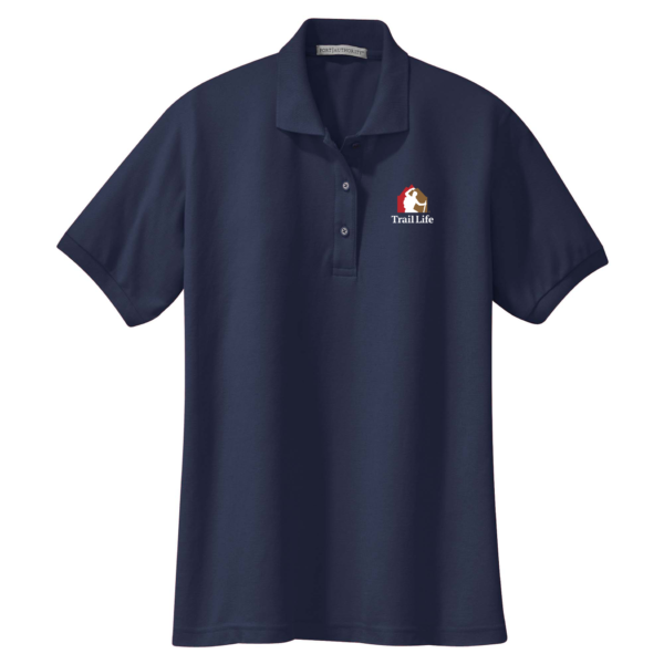 Ladies Silk Touch Blend Polo Navy