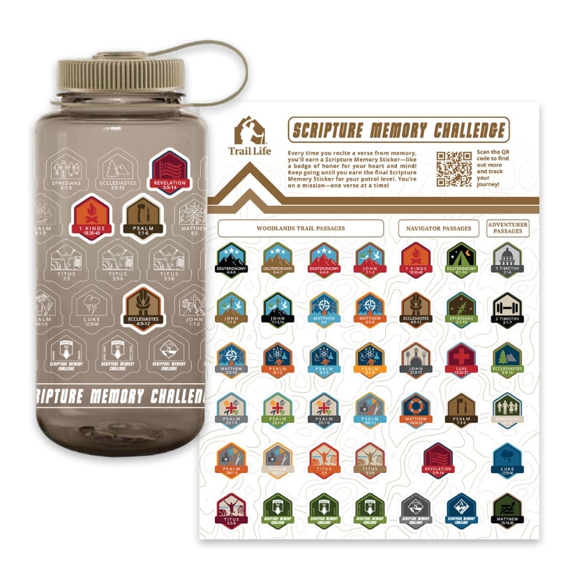 Scripture Memory Challenge Nalgene Set