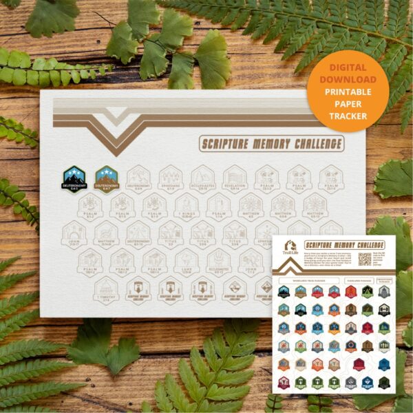 Scripture Memory Challenge Stickers for Paper Tracker - Image 2