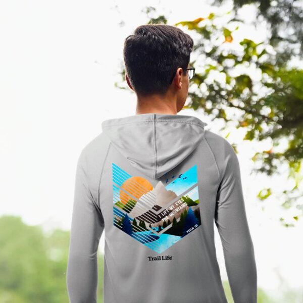 Towards the Mountains Performance Hooded Shirt - Image 2