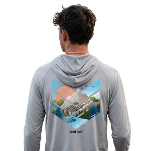 Towards the Mountains Performance Hooded Shirt - Image 3