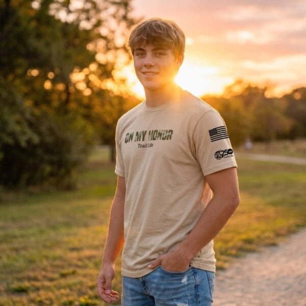 USA 250 Trailman's Oath T-Shirt - Image 4