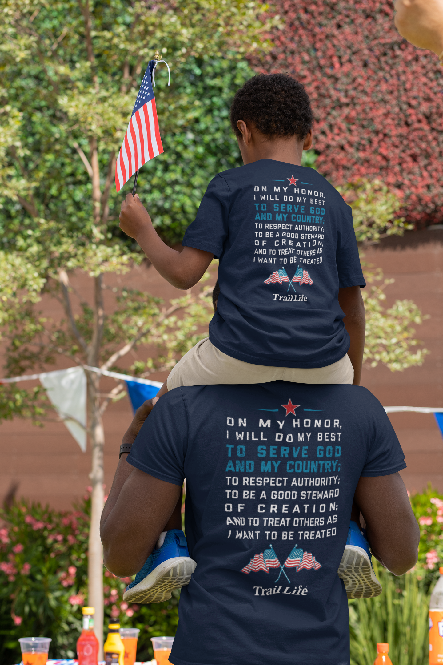 Patriotic Trail Life Oath T-Shirt - Trail Life USA
